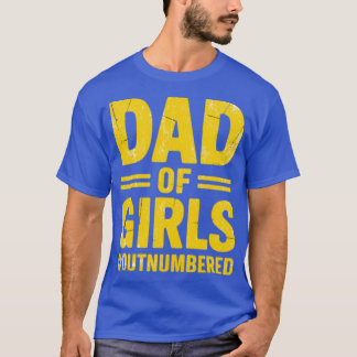 Camiseta Pai de Meninas em Maioria - Pai de Filha Piadas de