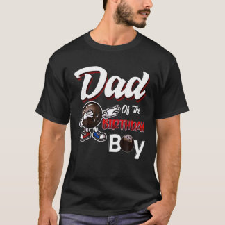 Camiseta Pai De Meninos Da Bola de boliche De Bater De Aniv