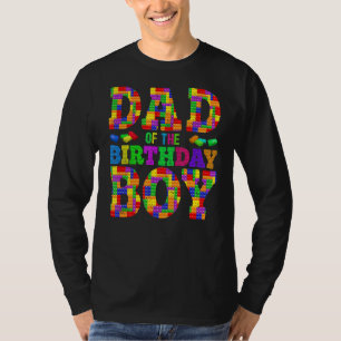 Camiseta Pai De Meninos De Aniversário