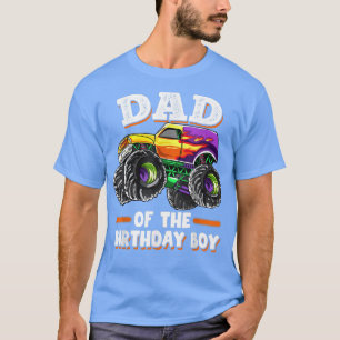 Camiseta Pai De Meninos Do Caminhão Monstro Dos Pais De Ani