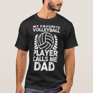 Camiseta Pai De Meninos Filho Pai Jogador De Voleibol