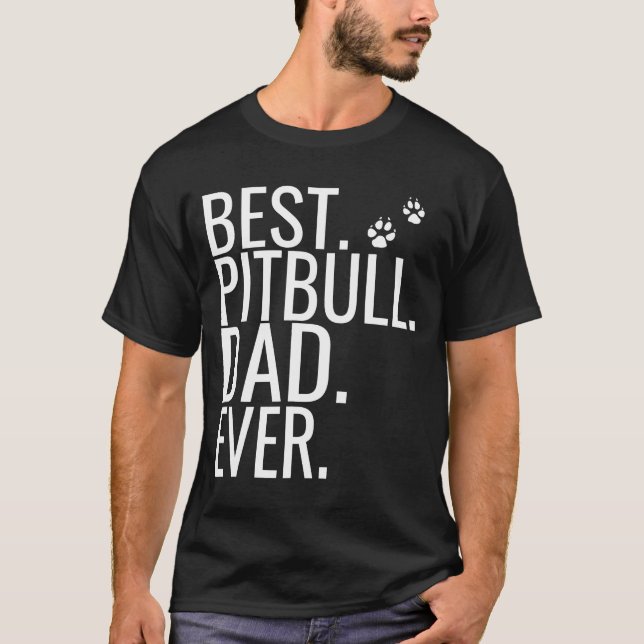 Camiseta Pai De Menores De Pitbulas Para Cachorro - N (Frente)