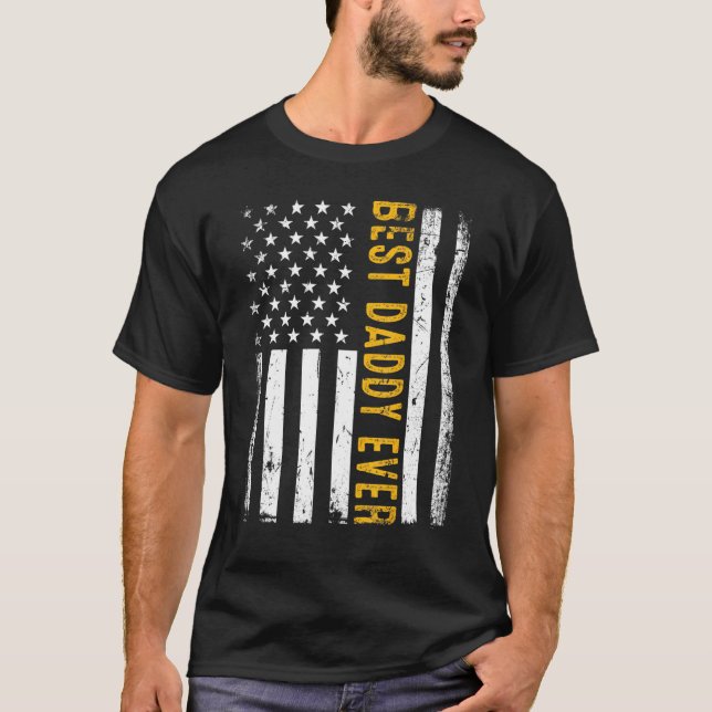 Camiseta Pai De Menores De Todos Os Estados Unidos - Pai Or (Frente)