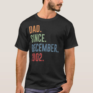 Camiseta Pai De Mens Desde Dezembro De 2002