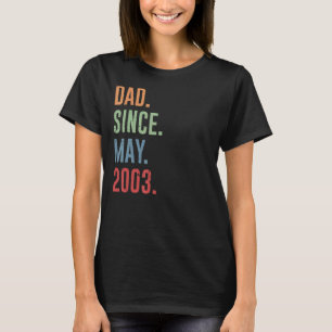 Camiseta Pai De Mens Desde Maio De 2003