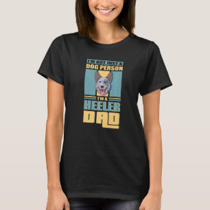 Camiseta Pai de Mens Heeler - Gado Australiano Heeler 1