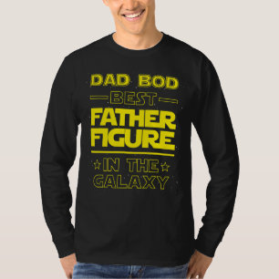 Camiseta Pai De Mens Melhor Figura Pai No Pai Da Galáxia
