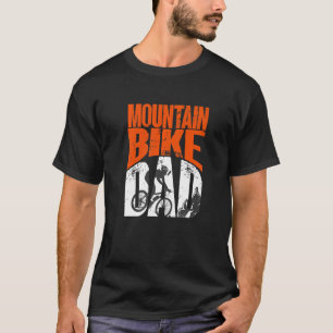 Camiseta Pai de Mens Mountain Bike - Montagem Engraçado de 