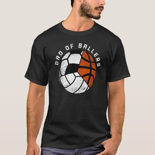 Camiseta Pai De Mens No Futebol De Voleibol (Frente)