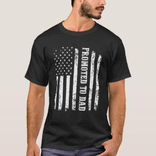 Camiseta Pai De Mens Pela Primeira Vez USA Sinalizador Prom