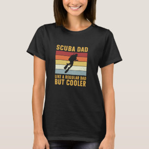 Camiseta Pai de mergulho Pai normal, mas mais legal, divert