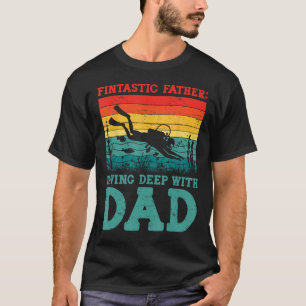 Camiseta Pai de mergulho Scuba com Horas Abertas de Disco 2