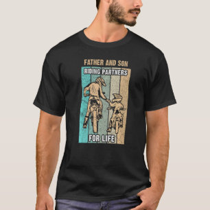 Camiseta Pai de Motocross Bicicleta de Terra Pai e Filho An