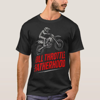 Camiseta Pai de Motocross Pai de Bicicleta de Motocross Dia