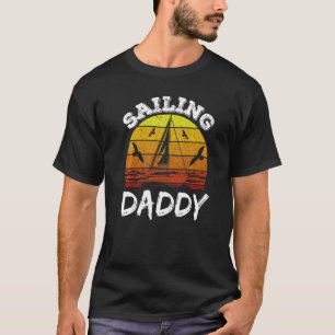 Camiseta Pai de navegação - Marinheiro Capitão Pai de vela