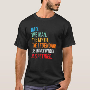 Camiseta Pai De O Legendário Bombeiro Se Ter Aposentado