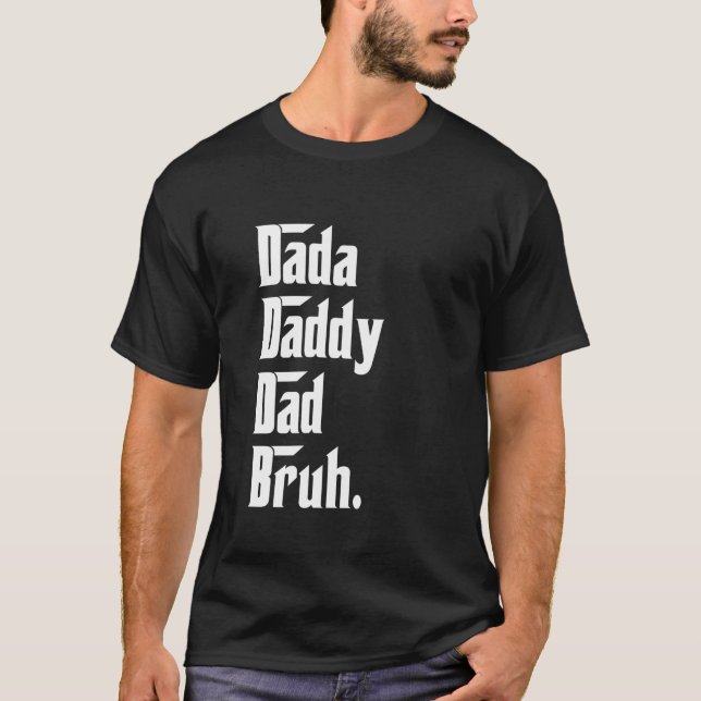 Camiseta Pai De Pai Bruh Dia de os pais Engraçado Papa Son  (Frente)