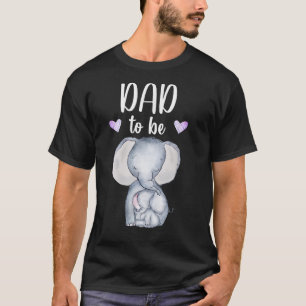 Camiseta Pai De Pai De Elefante Para O Futuro Do Chá de fra