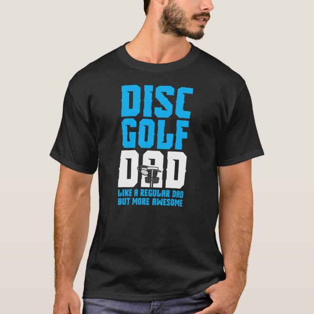 Camiseta Pai de Pai de Golfe de Disco  (Frente)