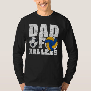 Camiseta Pai De Pai De Voleibol Do Sentinela