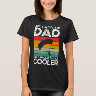Camiseta Pai de paraquedismo. Pai Skydiver. Paraquedas. Sky