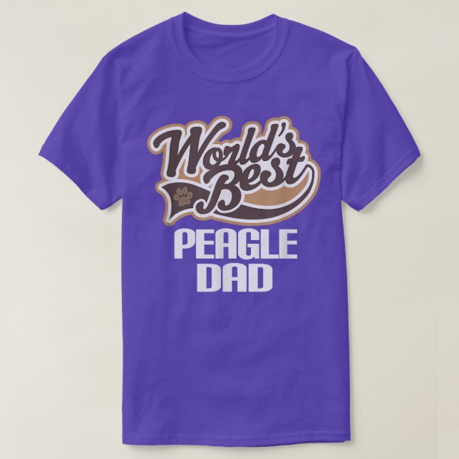 Camiseta Pai de Peagle Dog - Presente  (Frente do Design)