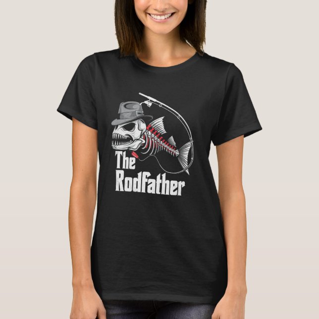 Camiseta Pai de peixe-Pai de pesca do Roddad (Frente)