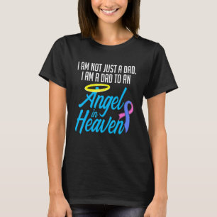 Camiseta Pai de perda de criança Angel Pregnancy Bebê abort