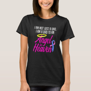 Camiseta Pai de perda de criança Angel Pregnancy Bebê abort