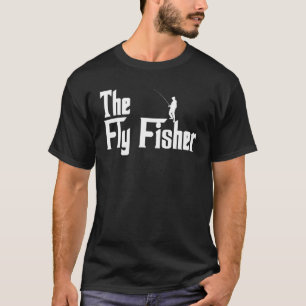 Camiseta Pai de Pesca com Mosca Esportista ao Ar Livre Pesc