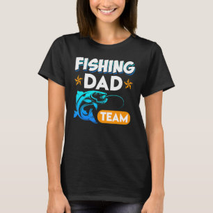 Camiseta Pai De Pesca Da Equipe Anglesa Da Família Angler P