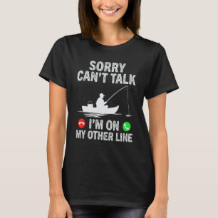 Camiseta Pai De Pesca Engraçado Sena Engraçada De Enguia Le