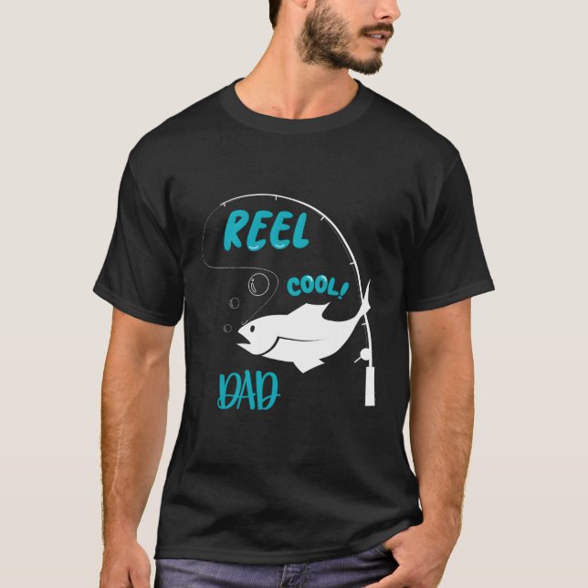 Camiseta Pai de Pesca Reel Papa (Frente)