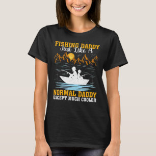 Camiseta Pai De Pesca Tal Como Uma Gordura De Pesca De Pai 