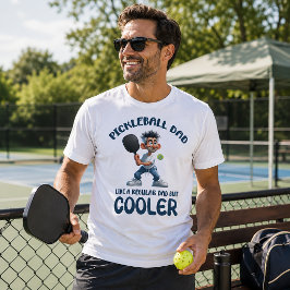 Camiseta Pai de Pickleball, Como um Pai Normal