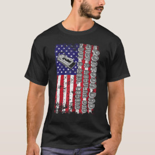 Camiseta Pai De Pontoon Apenas Um Pai Regular Mas Uma Legen