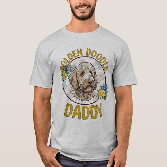 Camiseta Pai de porta do ouro clássico (Frente)