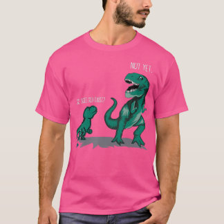 Camiseta Pai de presente ateu engraçado Deus existe dinossa