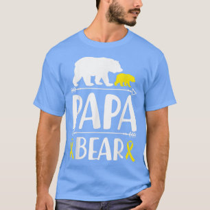 Camiseta Pai de Presente para a Consciência do Cancer de Cr
