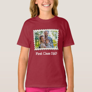 Camiseta PAI de PRIMEIRA CLASSE Melhor Pai fotografia horiz