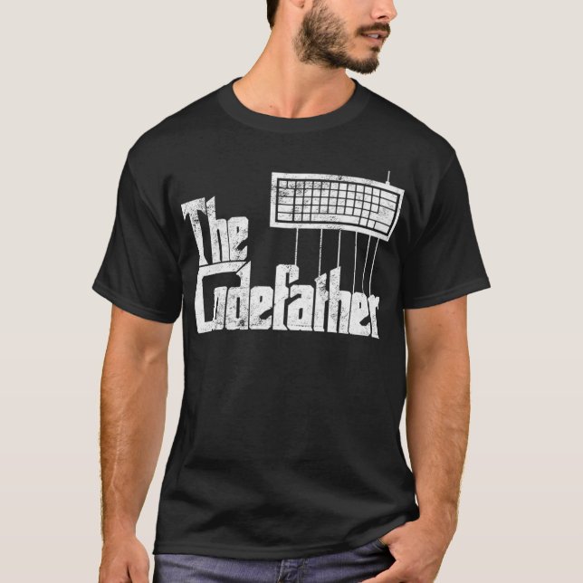 Camiseta Pai De Programador Engraçado Do Mens Dão A Vint Do (Frente)