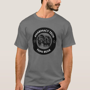 Camiseta Pai de protetor personalizado para o Papa Bear da 