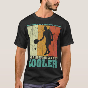 Camiseta Pai De Racquetball Retro De Vintage, Como Um Norma