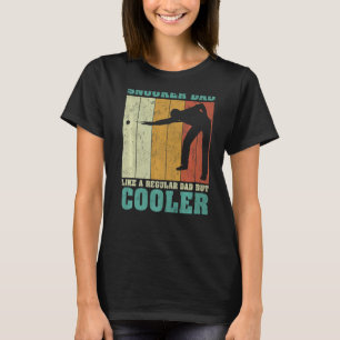 Camiseta Pai De Refletor Do Mens Vintage Como Um Pai Regula