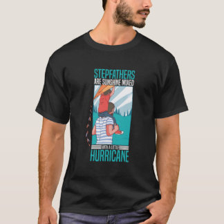Camiseta Pai de Relacionamento Familiar Stepdad Mistura