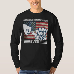 Camiseta Pai De Retriever Do Melhor Labrador De Mens Alguma