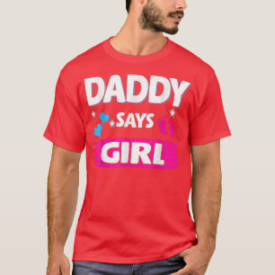 Camiseta Pai De Revolução De Gênero Diz Menina Corresponden