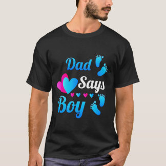 Camiseta Pai De Revolução De Gênero Diz Pai De Menino Revol