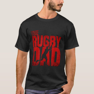 Camiseta Pai de Rugby - Engraçado Presente no Esporte do Di
