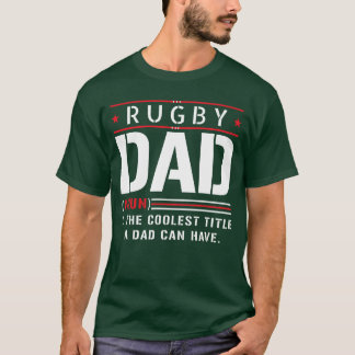 Camiseta Pai de Rugby Padre dizendo engraçado